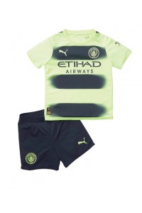 Manchester City Babyklær Tredje Fotballdrakt til barn 2022-23 Korte ermer (+ Korte bukser)